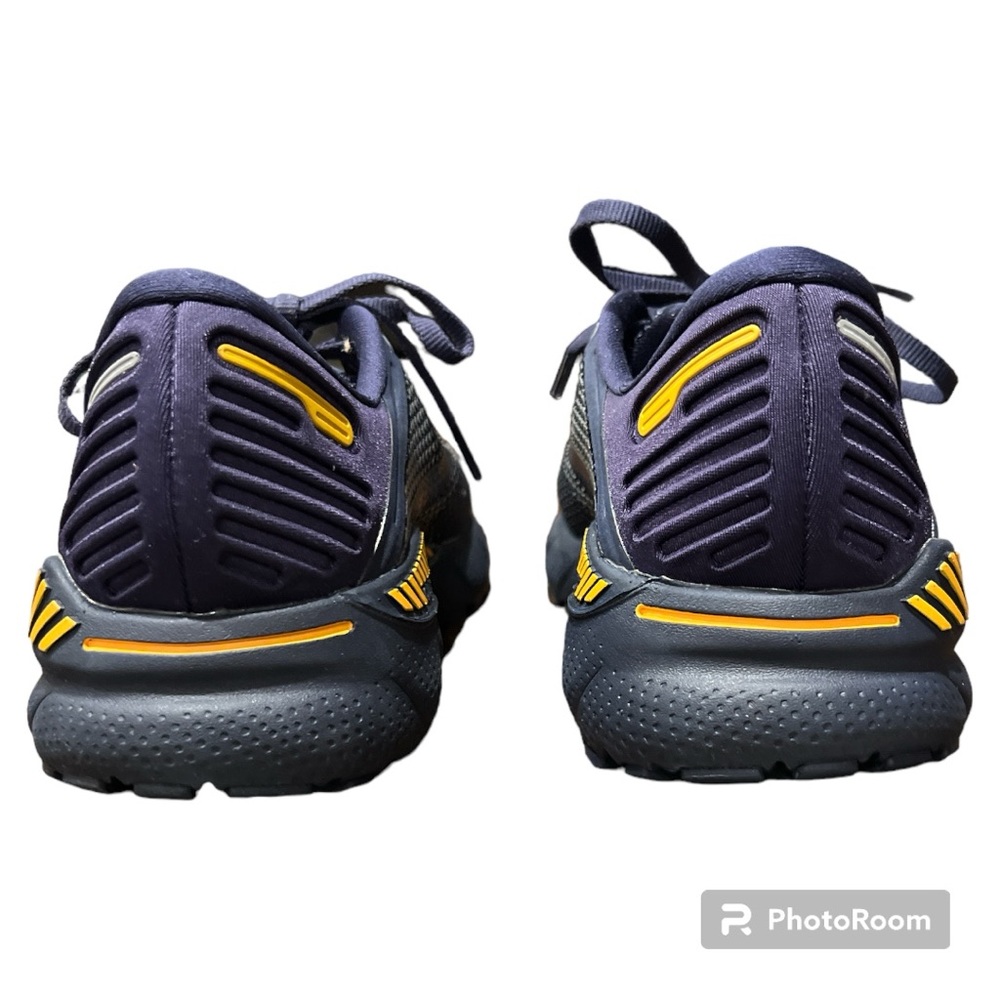 Brooks Adrenaline GTS 22 running shoes sneakers peacoat/gray/sunflower 8M NEW - Picture 6 of 7